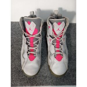 Air Jordan Women's True Flight Gray/Pink Size U.S 8.5   342774-018